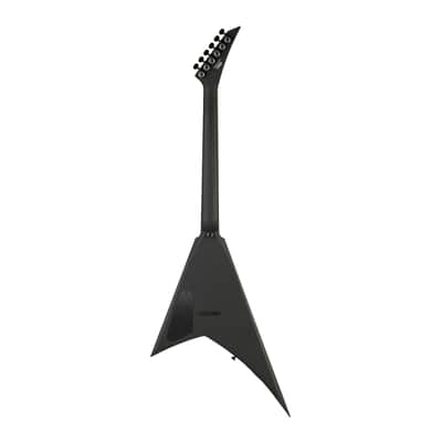 Jackson American Series Rhoads RR24 HT Electric Guitar with Ebony Fingerboard Alder Body and Neck-Through-Body Construction (Satin Black) image 2