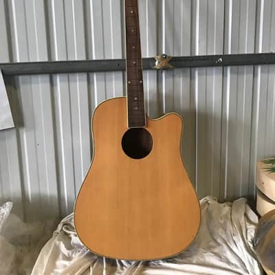 41 Inch Folk Acoustic Guitar Body, Maple Neck and Rosewood Fingerboard image 1