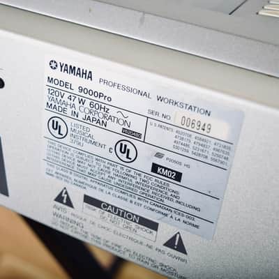 Yamaha 9000 Pro workstation keyboard synthesizer near mint condition w/ manuals image 9