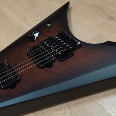 ESP LTD Arrow-1000 2024 - Present - Dark Brown Sunburst Satin image 2