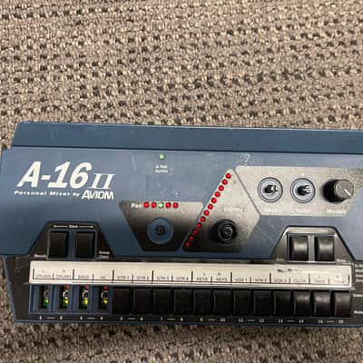 Aviom A-16II Personal Mixer 2010s - Blue (For Parts) image 1
