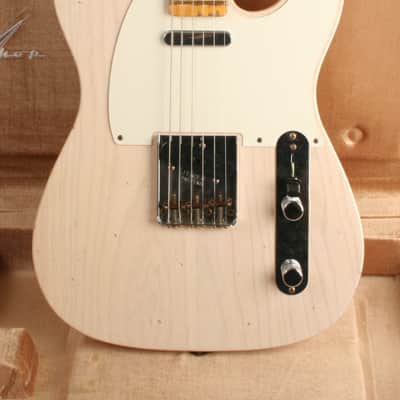 Fender Custom Shop 1959 Telecaster Journeyman Relic 1-Piece Rift Sawn Maple Neck Fingerboard Aged White Blonde image 1
