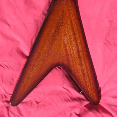 Gibson Epiphone FLYING V BASS GUITAR 1998 BROWN one off custom factory color, 51st & ONLY ONE made! image 9