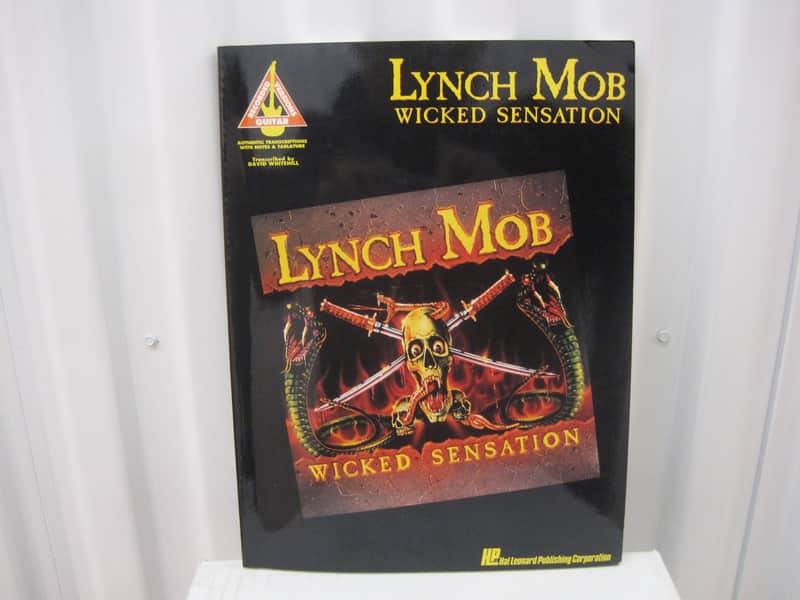 Lynch Mob Wicked Sensation Sheet Music Song Book Guitar Tab | Reverb