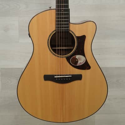 Used Ibanez AAM300CE Advanced Auditorium Solid Top Acoustic Guitar Natural image 1