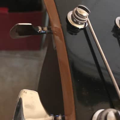 Vintage Ventura  Semi-hollow body bass guitar 335 copy 60’s-70’s Sunburst image 12