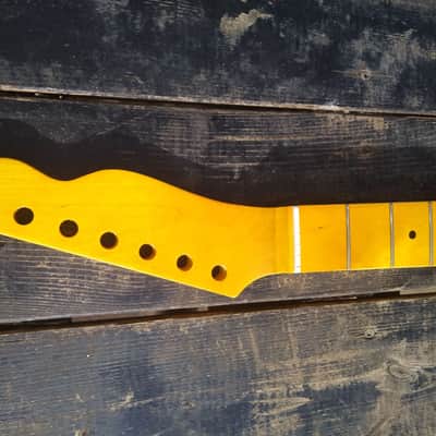 Vintage tint Canadian Maple T guitar neck SS fret fit oem bodies image 6