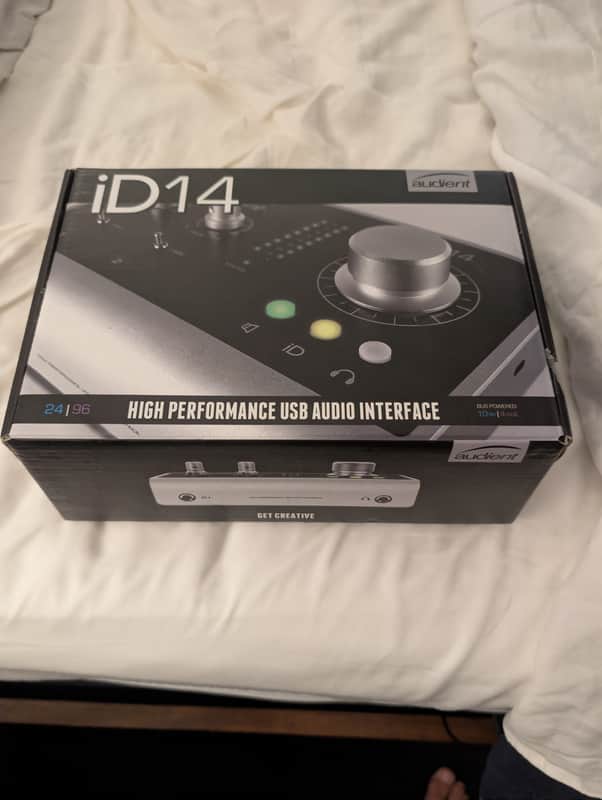 Audient iD14 Desktop USB Audio Interface - Black image 1