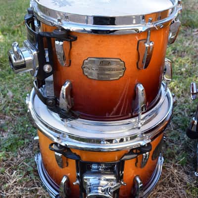 Pearl Session Custom 4 piece all maple drum set kit Excellent! image 3