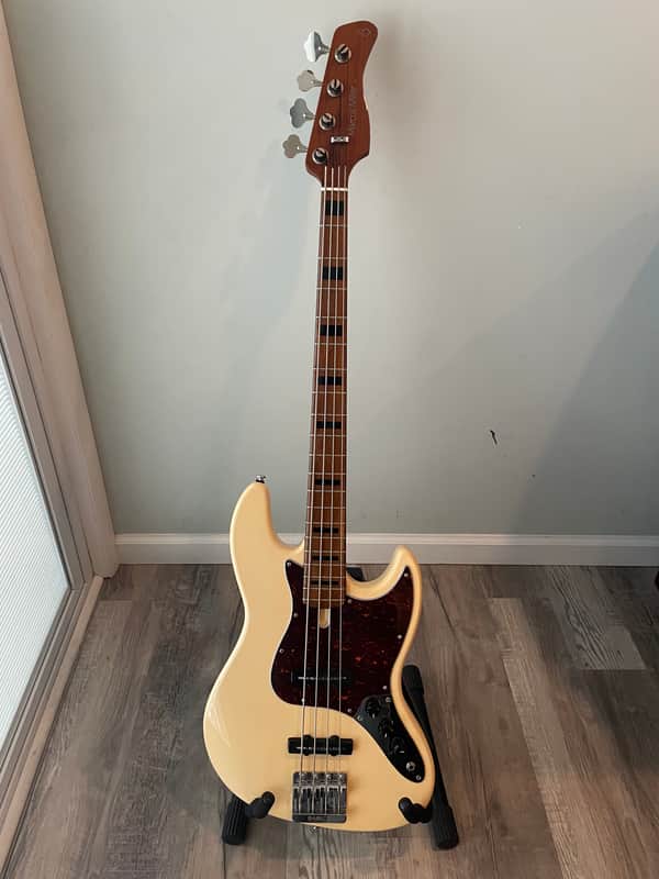 *Modded* Sire Marcus Miller V5 Four String 2023 - Antique White image 1