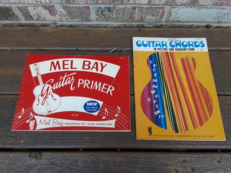 Two Vintage 1960's/1970's Mel Bay Guitar Instructional Books! Very Cool, Original Case Candy! image 1