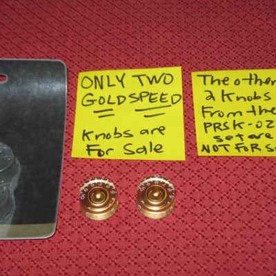 TWO new genuine Gibson GOLD SPEED KNOBS (ONLY TWO of the 4 knobs from the PRSK-020 set are for sale) image 7