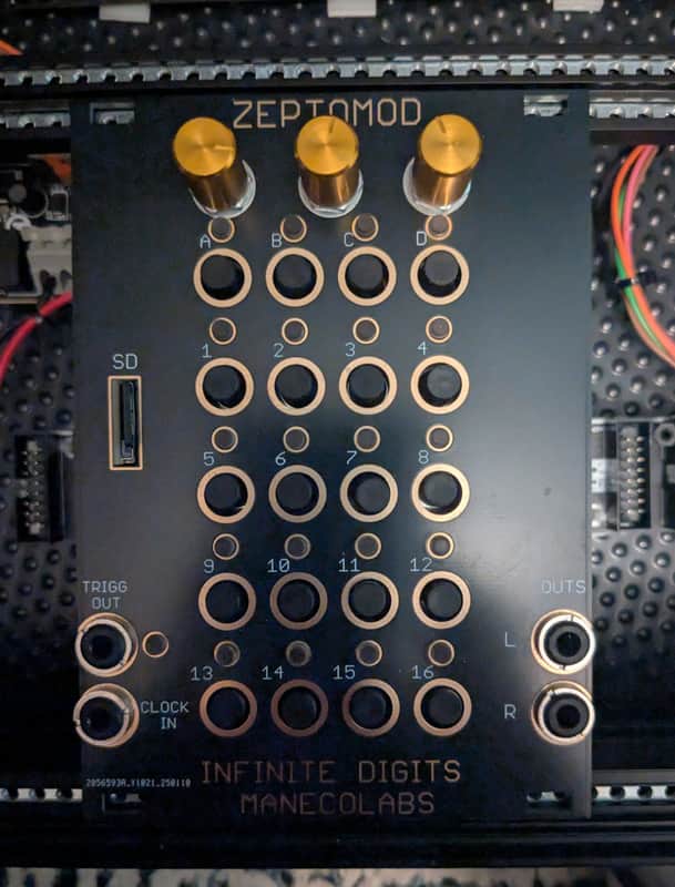 Infinite Digits x Maneco Labs ZeptoMod Sample Slicer + Effector 2025 - black image 1