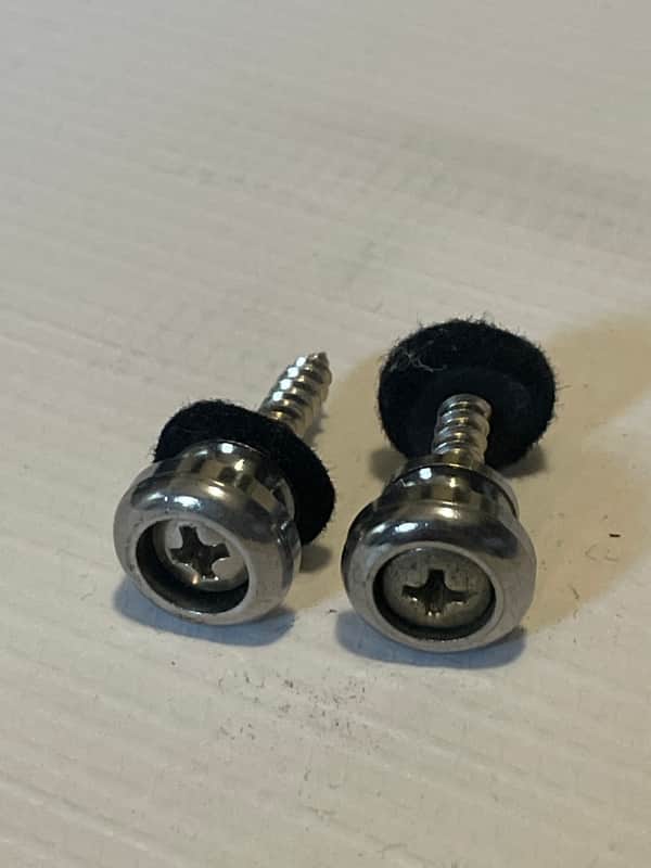 2000's Era Korean Ibanez RG370 RG & S Series Chrome Strap Buttons image 1