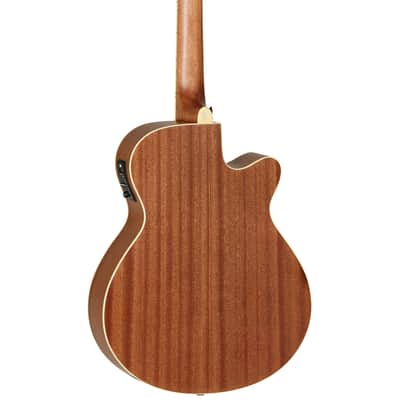 Tanglewood Winterleaf TW4CE  Super Folk Natural Satin Left-Handed Electro Acoustic Guitar image 2