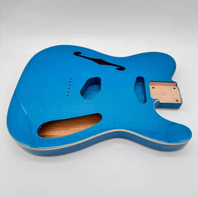 Hoodoo Telecaster Thinline Body Double-Bound Alder Super Light htb6433 image 2