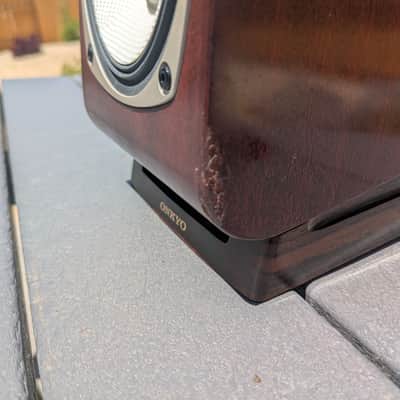 Onkyo / Takamine D-TK10 Shelf Speakers - Mahogany image 6