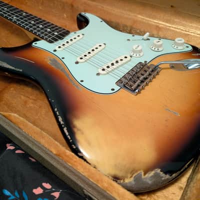 Fender Stratocaster 1960 masterbuilt Dennis Galuszka 2010 - Sunburst image 14