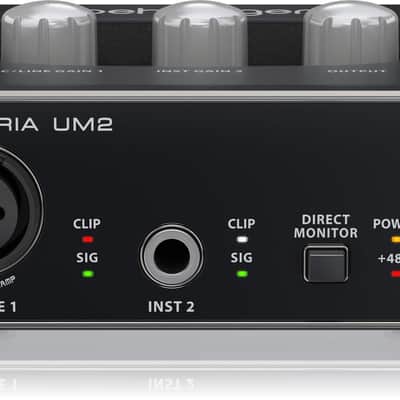 Behringer U-Phoria UM2 USB Audio Interface image 2