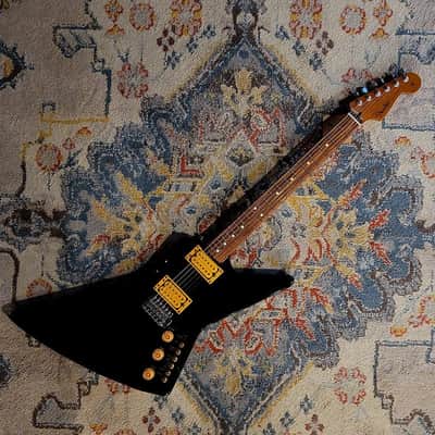 The Effender - 1984 Cort Effector Explorer with Fender Roasted Neck image 3