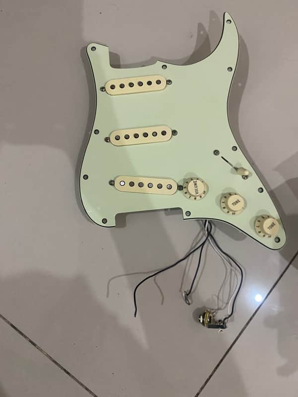 Fender Loaded Pickguard Fat 50's and McNelly Nostalgia bridge pup image 1