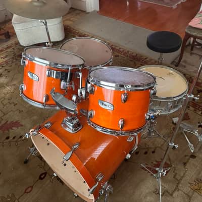 Mapex M series 4 pc Shell Pack Orange Lacquer image 2