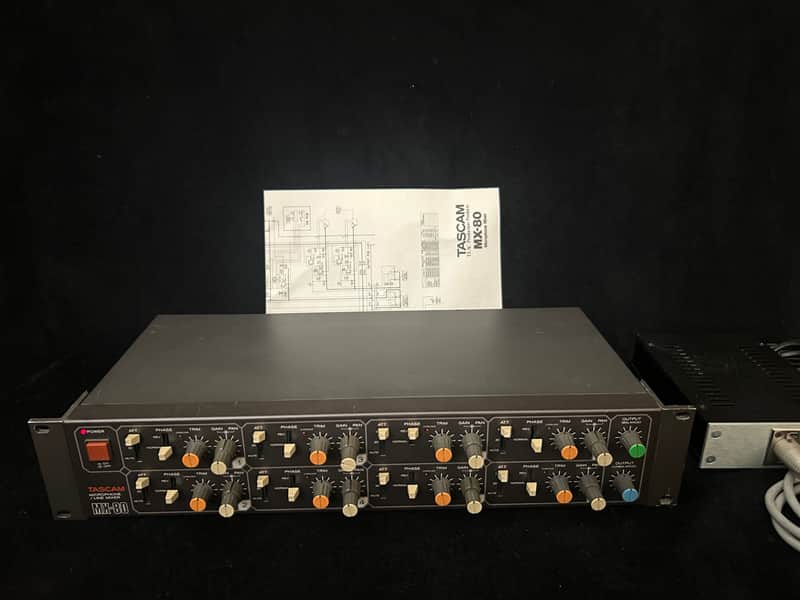 Tascam MX-80 8-Channel Microphone Preamp/ Mixer image 1