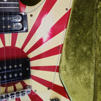 1978 Greco EX800 Relic Rising Sun JAPAN - Van Halen Ibanez Destroyer 2459 Lawsuit Era Explorer - Original Hardcase image 10