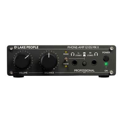Lake People LP-G105-MKII | Compact Studio Headphone Amplifier for 2 Headphones. New with Full Warranty! image 2