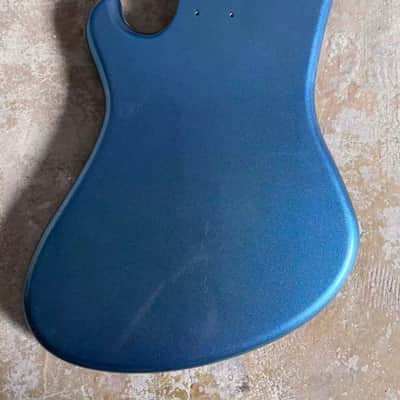 Metallic Blue DIY Project Teisco Style Guitar Body image 3