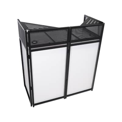 Rockville ROCKBOOTH DJ Event Booth Facade w/Table+Bag+Scrims+Tablet Holder image 6