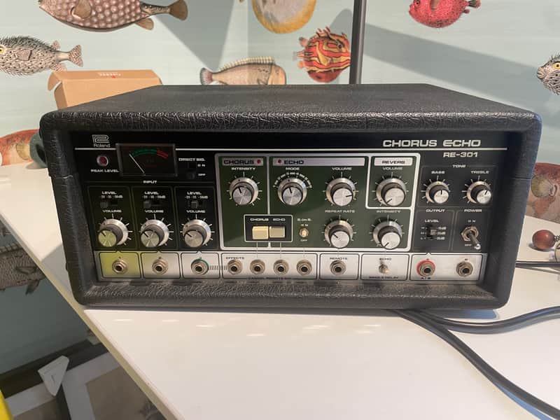 Roland RE-301 Chorus Echo 1970s - Black image 1