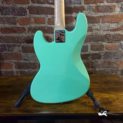 Indy Custom J-Style Electric Bass (2000s - Surf Green) image 4