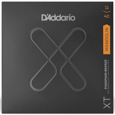 D'Addario XT Coated Phosphor Bronze Mandolin Strings, Medium 11-40 image 2
