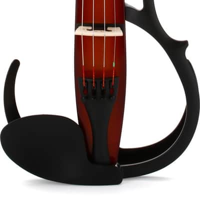 Yamaha Silent Series SV-250 Electric Violin - Shaded Brown image 1