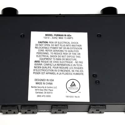 used Furman M-8DX Merit Series Power Conditioner, Excellent Condition with Box! image 8