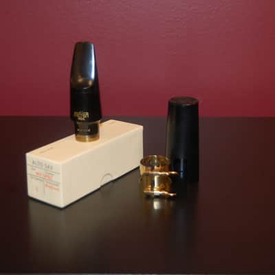 Meyer 6M New York hard Rubber Alto Sax Mouthpiece image 1