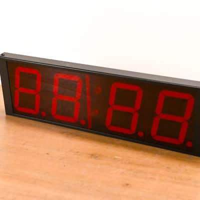 Masterclock TCD44 Time Code Display Studio Clock (NO POWER SUPPLY) CG01UW7 image 1