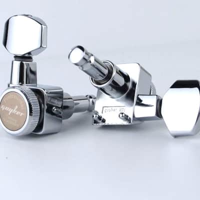 6 Premium In-line Locking Guitar Tuners Machine Head for electric and Acoustic guitars Complete Set image 11