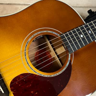 2025 Gibson J-45 Koa Carpathian Spruce Acoustic Guitar Honeyburst image 2