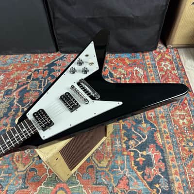 *Video" Burny Flying V Model RFV-75 Revival Series Mahogany - 1980's image 8