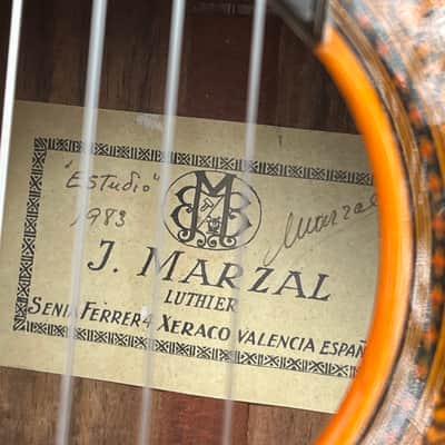 Jesus Marzal Luthier Estudio 1983 image 6
