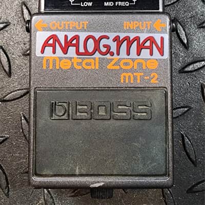 Boss Modded MT-2 Metal Zone Analogman Pro Mod Metal Distortion image 2