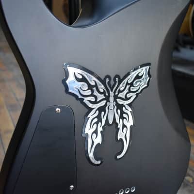 Schecter Korea C-1 Platinum Electric Guitar 2016 Translucent Black image 10