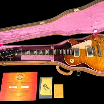 2005 Gibson Les Paul '59 Custom Shop Historic Flame Top ~ Iced Tea image 13
