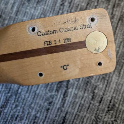 2009 Fender Custom Shop Custom Classic Stratocaster Neck Rosewood w/ Tuners image 11