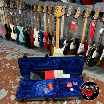 Fender 75 Th Anniversary Commemorative Stratocaster 2 Color Bourbon Burst Mn image 8