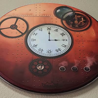 Neil Peart, Time Machine / Clockwork Angels, 22" Bass Drum Head image 6