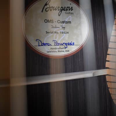 Bourgeois OMS Custom 12-Fret Bearclaw Italian Spruce image 7