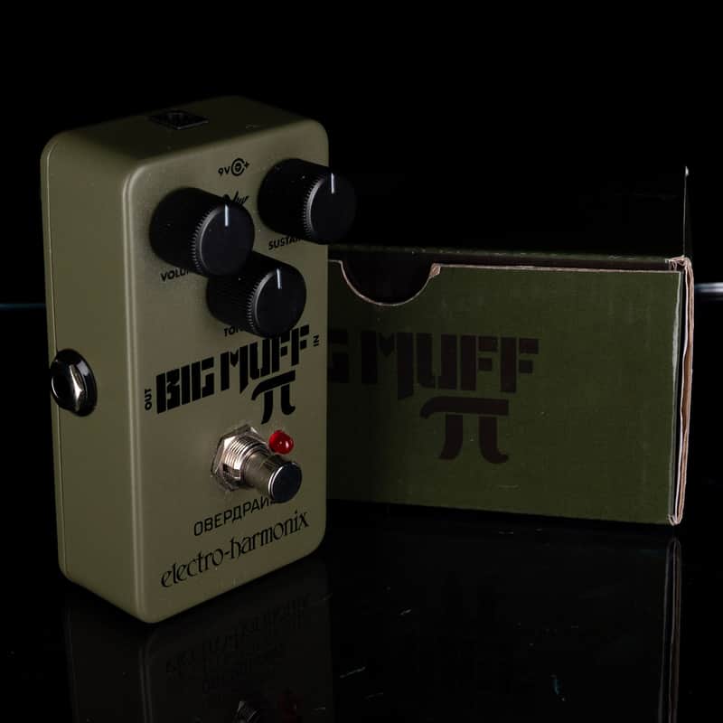 Used Electro-Harmonix Green Russian Big Muff Pi Fuzz Pedal With Box - 2 image 1